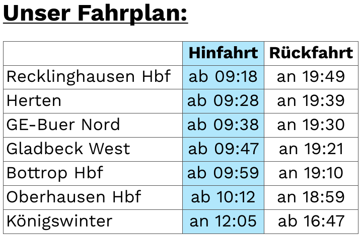 fahrplan königswinter