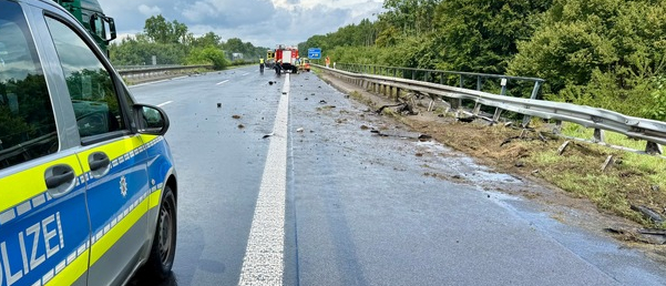 fw h nxe verkehrsunfall auf der bab 3