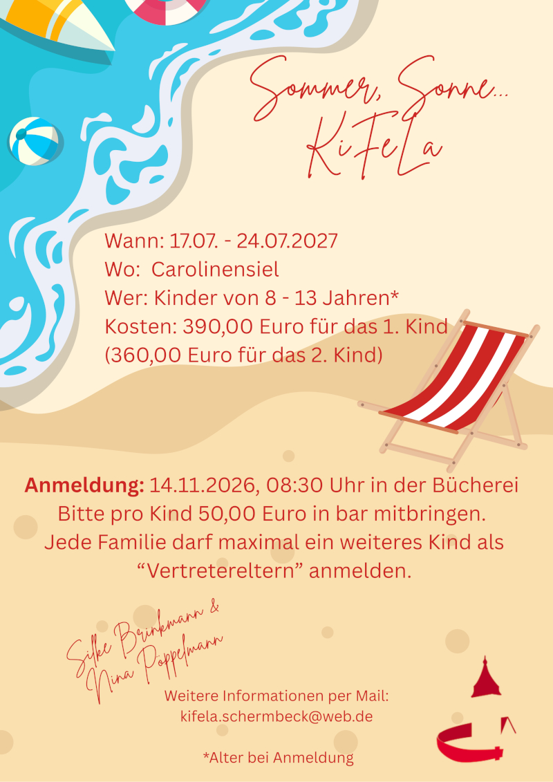 Anmeldung Flyer